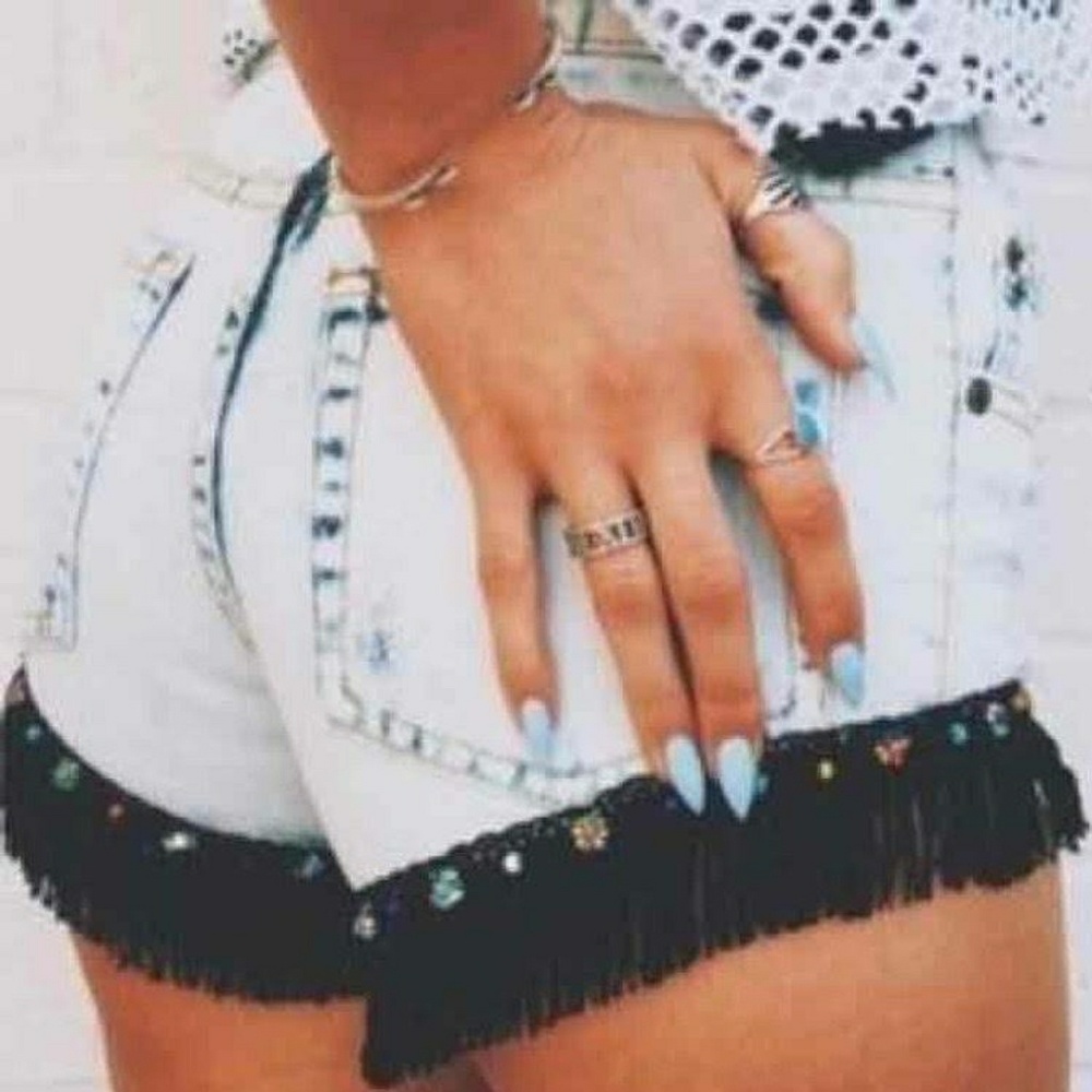 Lf carmar denim shorts